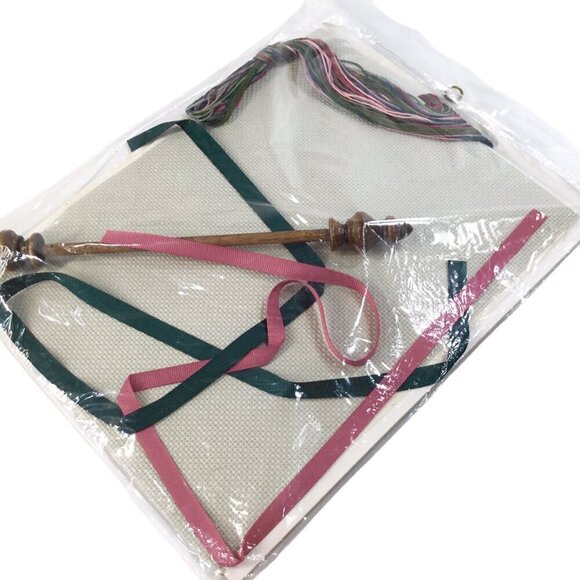 Vintage Jacobean Bell Pull Cross Stitch Kit Janlynn 92-03 Floral Bellpull - Picture 11 of 11